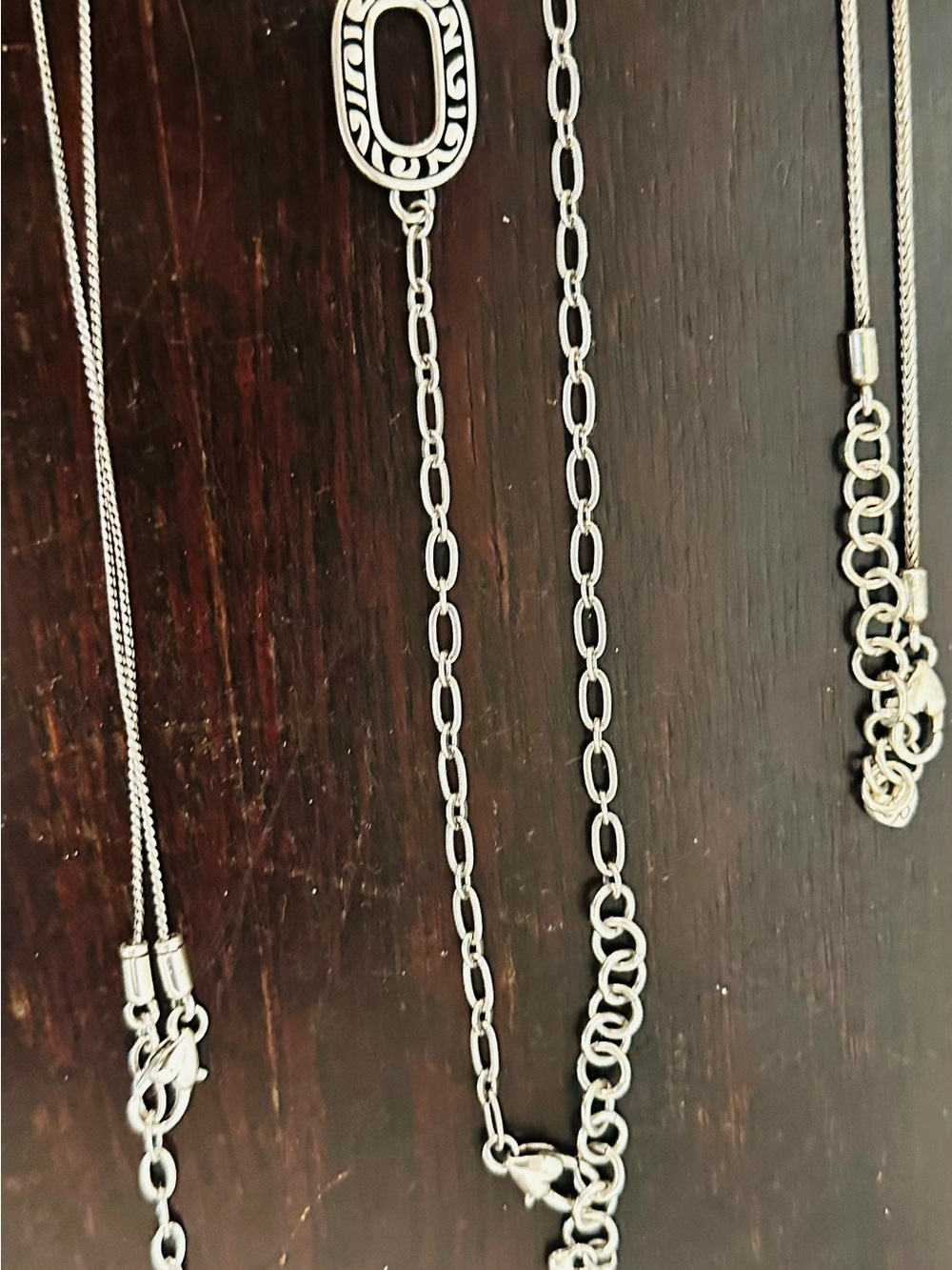 6 piece set Brighton Silver and Gold Mixed-Metal Heart & Filigree Necklace - Picture 6 of 11